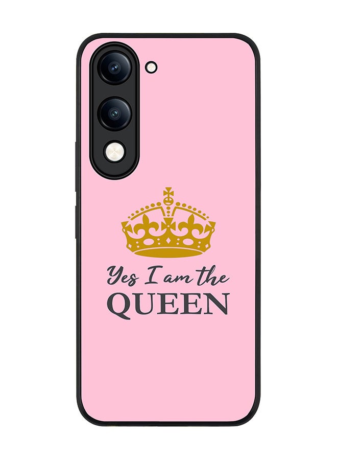 For vivo Y29s 5G / Y19s 5G Case,Slim fit Camera Protection, Shockproof Thin Phone cover  - Yes I'm the Queen